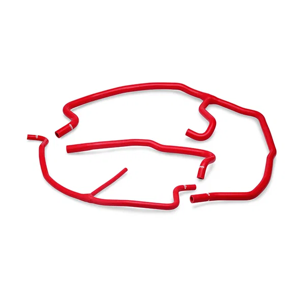 Silicone Ancillary Hose Kit, Red, C6 for 2005-2008 Chevrolet Corvette Z06