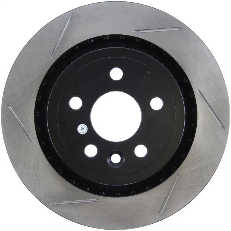 Stoptech 126.39045SR, Slotted Sport Brake Rotor for Volvo