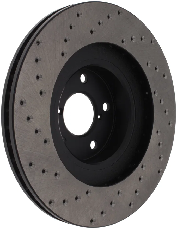 Stoptech 128.47018L, 02-10 WRX Drilled Left Front Rotor