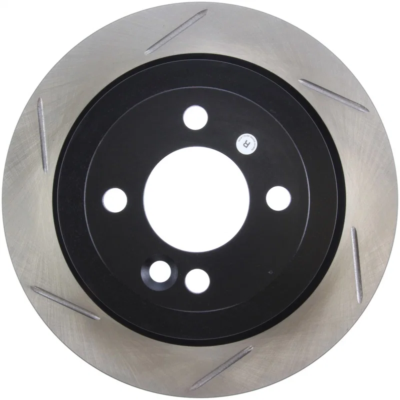 Stoptech 126.34066SL, Power Slot 02-06 Mini Cooper / Mini Cooper S Rear Left SportStop Slotted Rotor