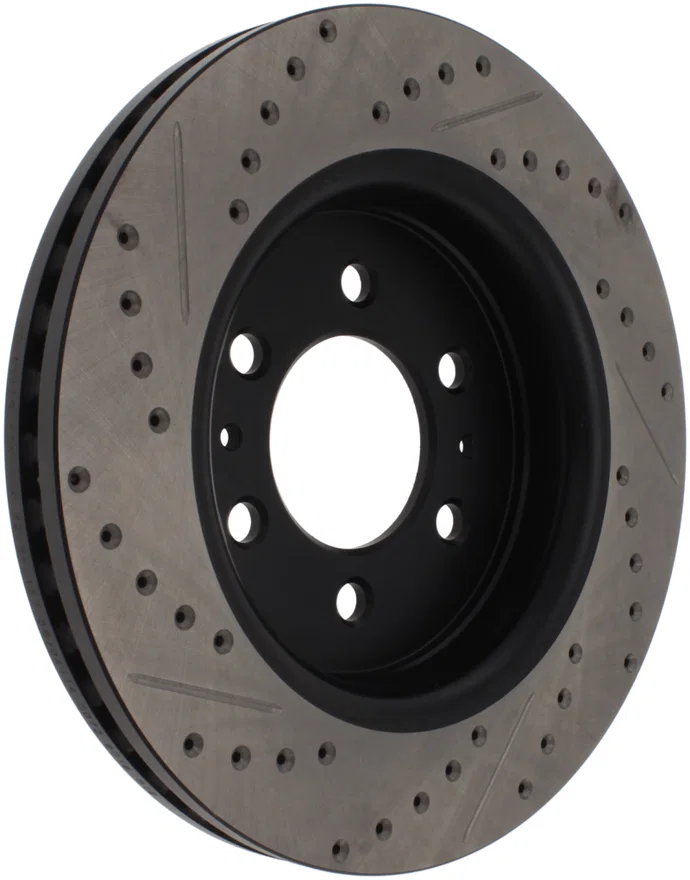 Stoptech 127.65119L, Slotted & Drilled Sport Brake Rotor