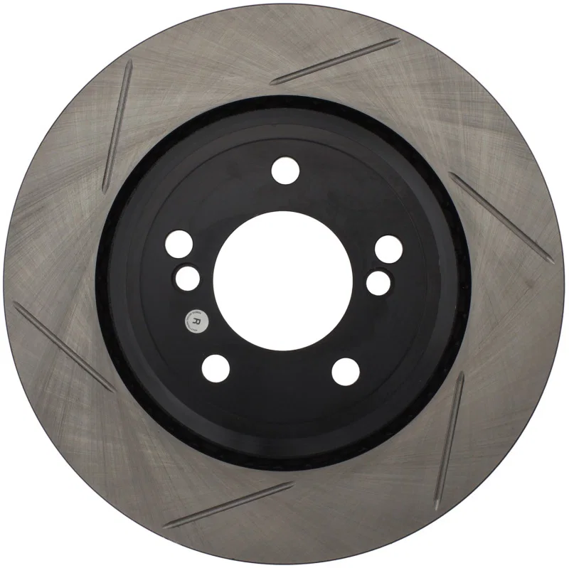 Stoptech 126.34054SR, Power Slot 01-07 BMW M3 (E46) / 00-04 BMW M5 (E39) Rear Right Slotted Rotor