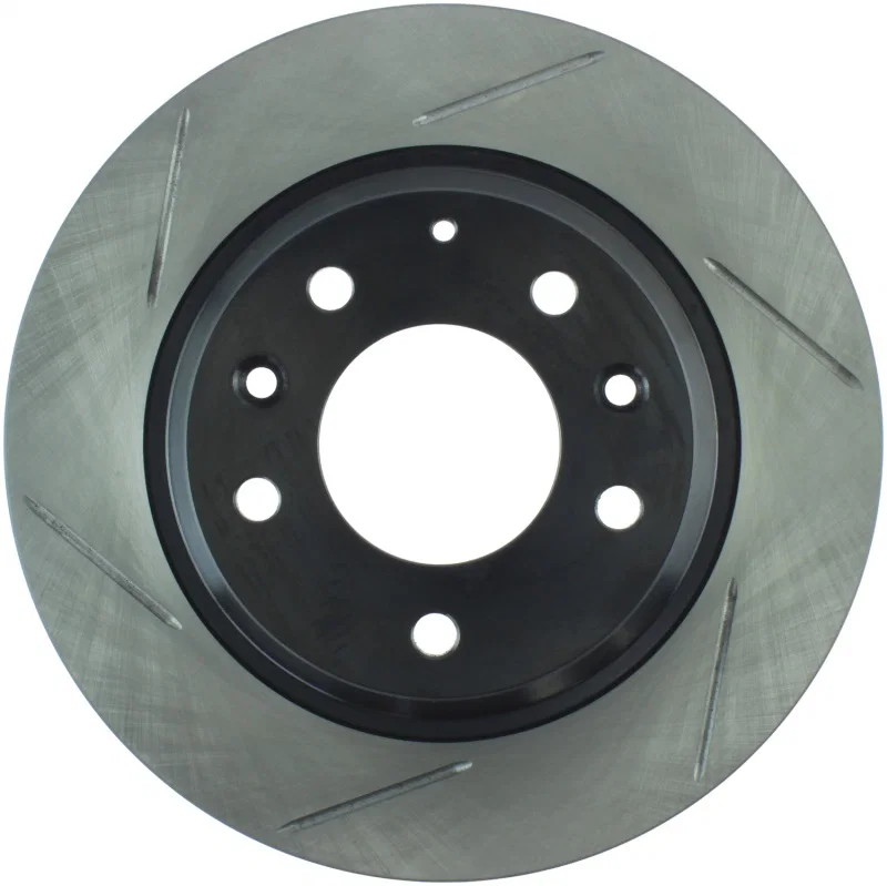 Stoptech 126.45064SR, Power Slot Mazda Mazda6 Slotted Right Rear Rotor