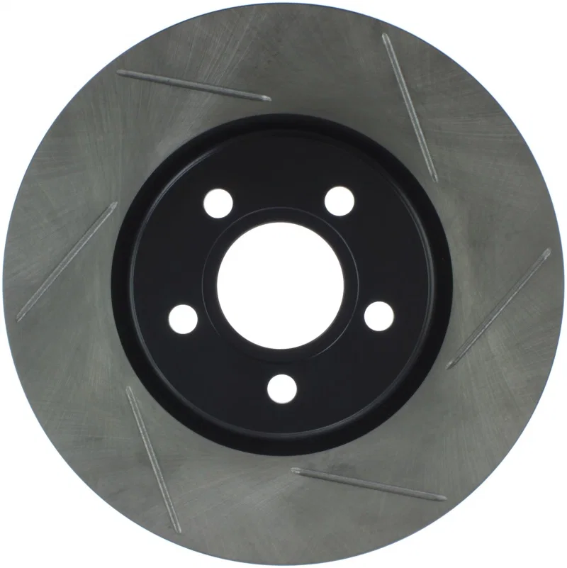 Stoptech 126.63053SL, Power Slot 03-05 SRT-4 Front Left Slotted Rotor