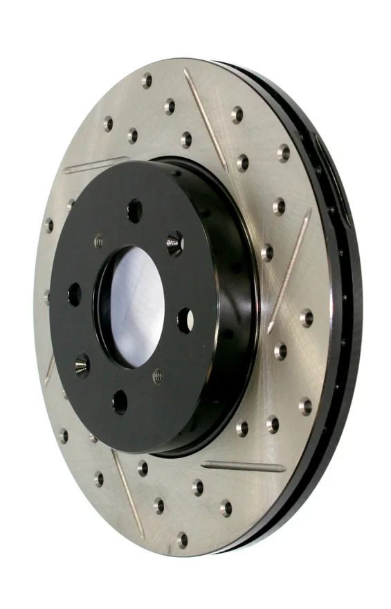 Stoptech 127.34145R, Sport Drilled & Slotted Rotor - Rear Left for BMW