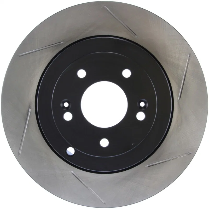 Stoptech 126.51035SL, Power Slot 10 Hyundai Genesis Coupe Track Rear Left Slotted Rotor