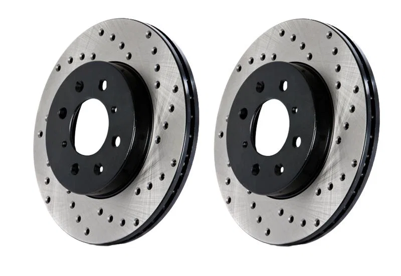 Stoptech 128.44163, Centric 08-09 Lexus IS-F Drilled Rear Rotor