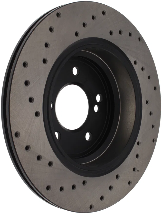 Stoptech 128.34054R, 01-07 BMW M3 (E46) / 00-04 M5 (E39) Drilled Right Rear Rotor