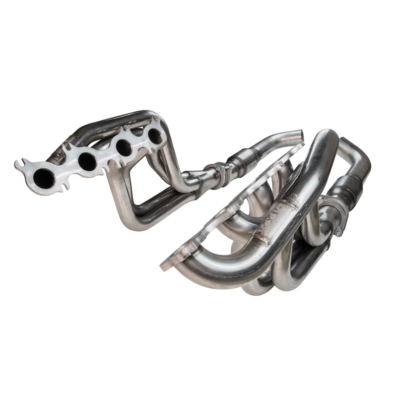 Kooks Headers 1155H430, 15+ Mustang 5.0L 4V 1 7/8in x 3in SS Headers w/ Green Catted OEM Conn. Right Hand Drive