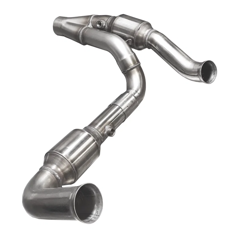 Kooks Headers 37203300, 07-18 Jeep Wrangler HEMI Swap 2.5in Stainless Steel GREEN Catted Y-Pipe