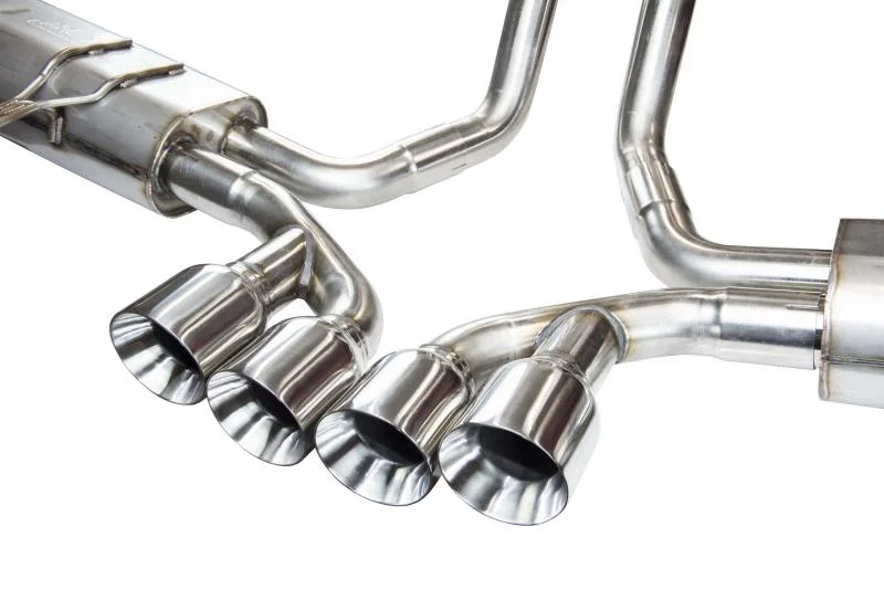 Kooks Headers 21506300, 97-04 Chevy Corvette Full 3in Axleback w/Pol Tips Requires 3in X-Pipe