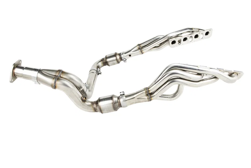 Kooks Headers 3520H430, 19-20 Ram 1500 5.7L HEMI 1-7/8in x 3in SS Long Tube Headers w/ 3in x OEM GREEN Catted Y-Pipe
