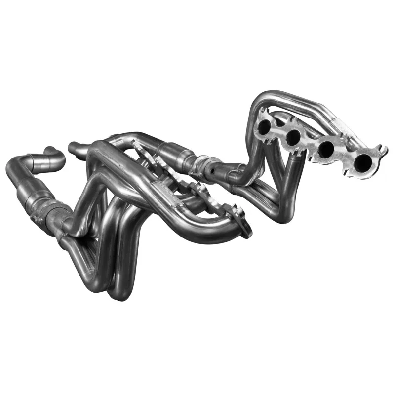 Kooks Headers 1151H432, 15-24 Ford Mustang GT/Dark Horse V8 5.0L 1-7/8in SS Headers w/ GREEN Catted Connection Pipe