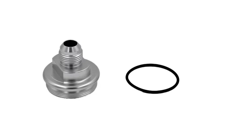 Fuelab 108020102-3, Replacement Filter Cap -10AN Inlet - Clear