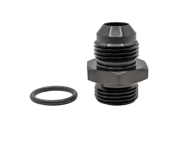 Fuelab 72102, Standard Port Fitting -8AN ORB to -8AN 37 Flare