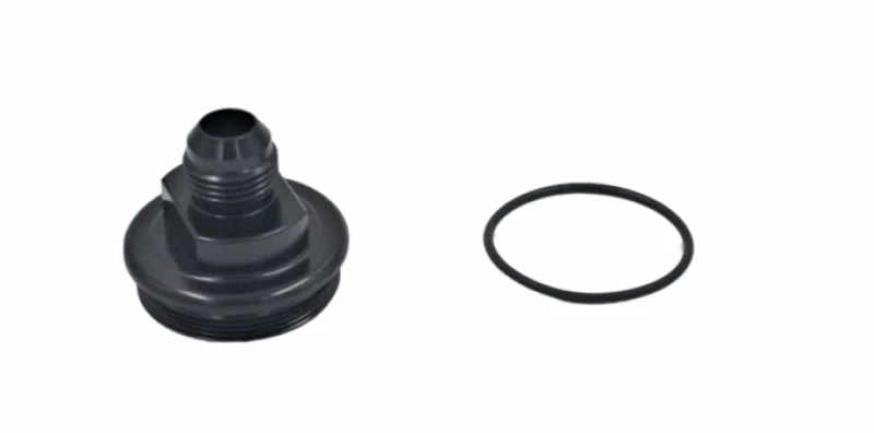 Fuelab 108020102-7, Replacement Filter Cap -10AN Inlet - Black
