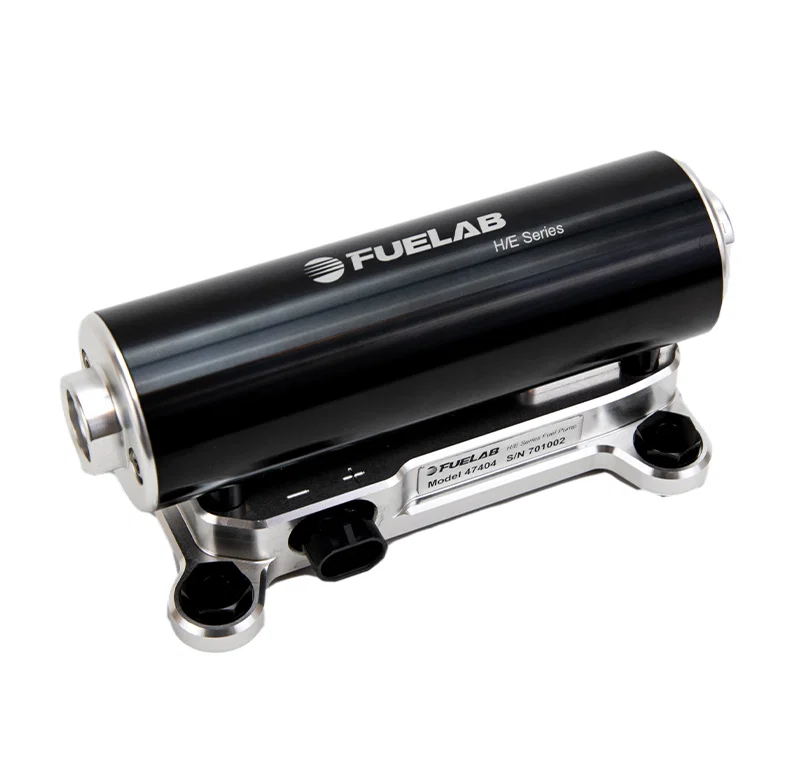 Fuelab 47404, High Efficiency EFI In-Line Twin Screw Fuel Pump - 1500 HP
