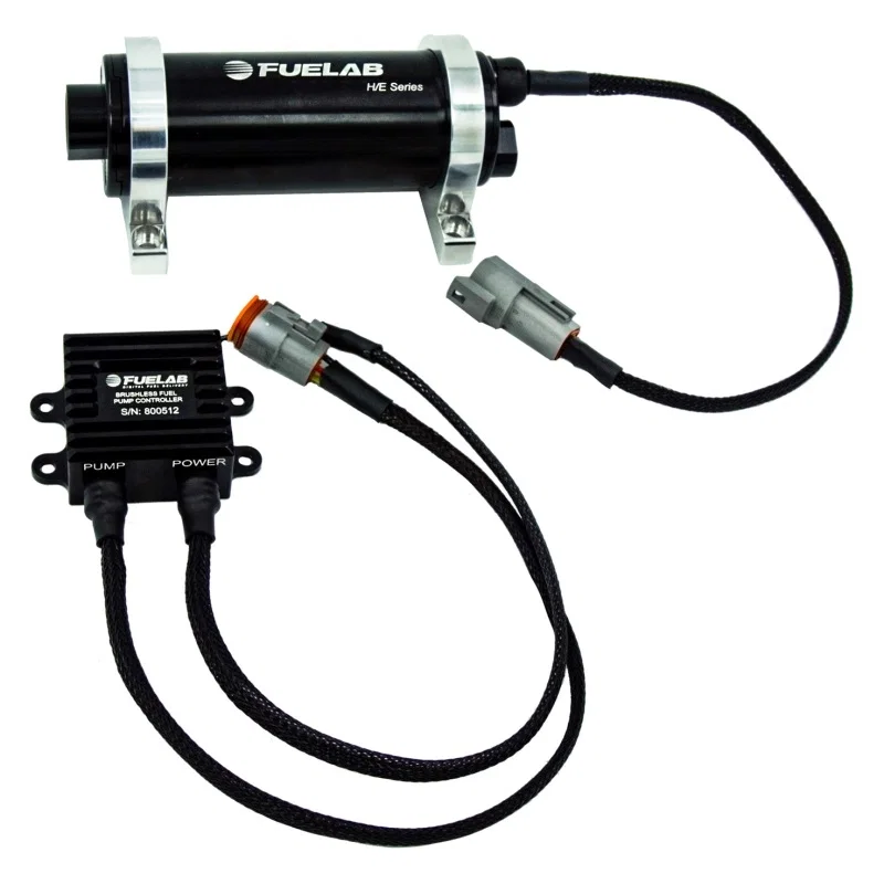 Fuelab 47415, High Efficiency EFI In-Line Twin Screw Fuel Pump - 2800HP