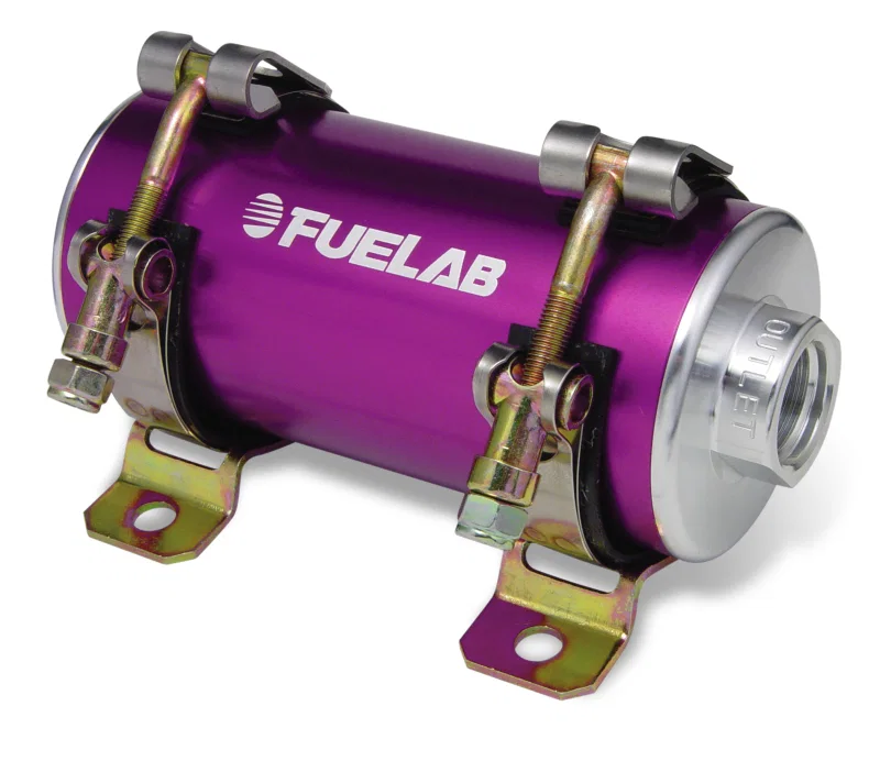 Fuelab 41402-4, Prodigy High Efficiency EFI In-Line Fuel Pump - 1300 HP - Purple