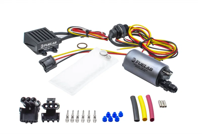 Fuelab 25311, 253 In-Tank Brushless Fuel Pump Kit w/-6AN Outlet/72002/74101/Pre-Filter - 500 LPH