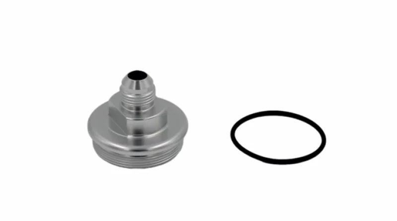 Fuelab 108020101-2, Replacement Filter Cap -8AN Outlet - Clear