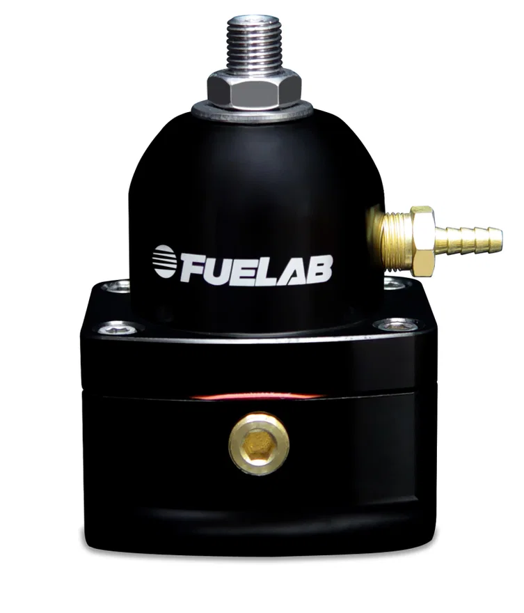 Fuelab 51501-1, 515 EFI Adjustable FPR 25-90 PSI (2) -10AN In (1) -6AN Return - Black