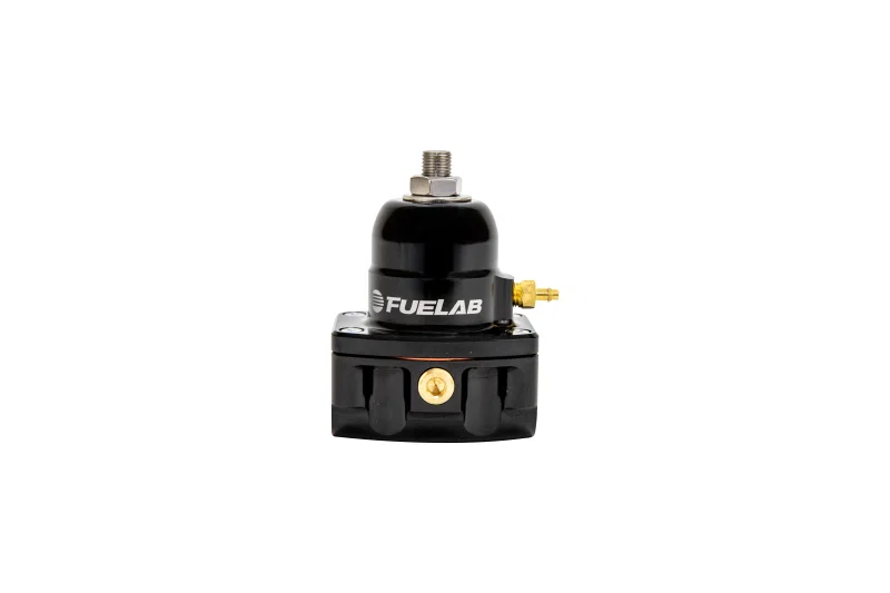 Fuelab 59503-1-L, Ultralight Carb Adjustable FPR 1-3 PSI (2) -8AN In (1) -6AN Return