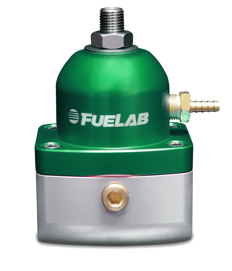 Fuelab 51501-6, 515 EFI Adjustable FPR 25-90 PSI (2) -10AN In (1) -6AN Return - Green