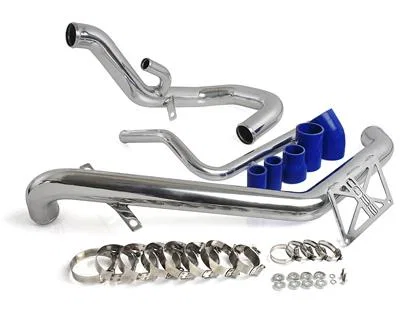 COBB 752540-BK, Mitsubishi Evo X Stealth Black IC Lower Hard Pipe Kit
