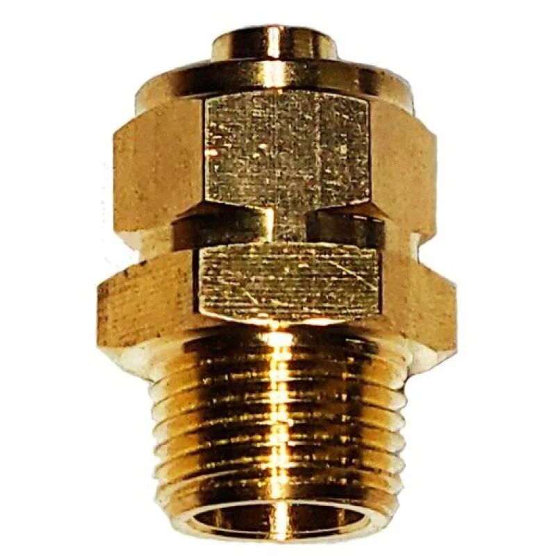 Kleinn Air Horns 51238L, 1/2In OD Tubing 3/8In M NPT Elbow Compression Fitting