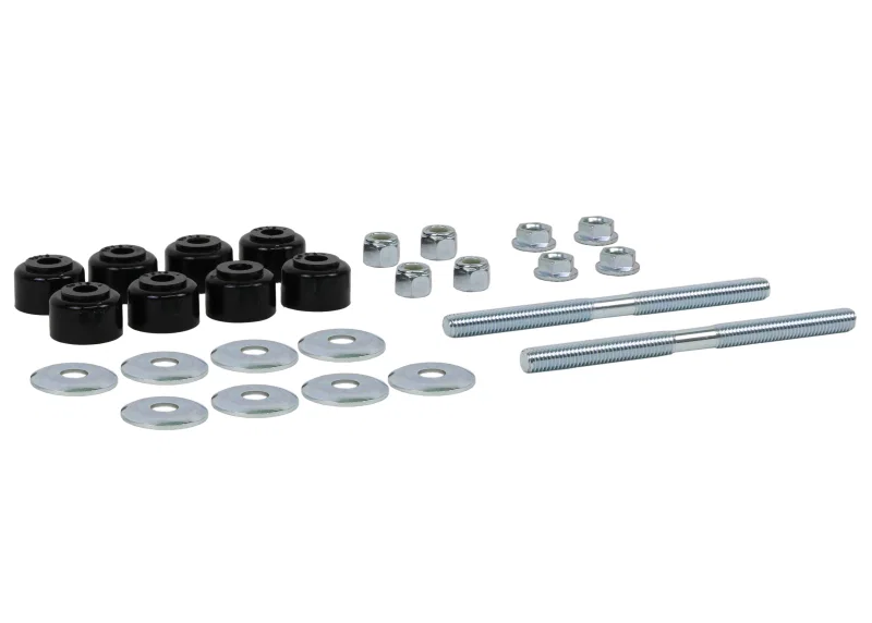 Whiteline W21806S, Universal Sway Bar Link Threaded Rod w/ Poly Bushings 140mm