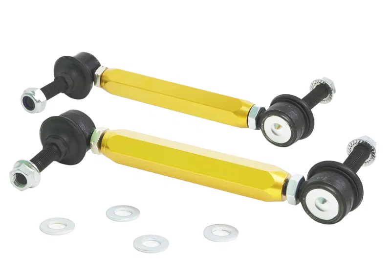 Whiteline KLC140-175, Universal Sway Bar End Link Kit - 175-200mm Heavy Duty Adjustable - 10mm Ball Studs