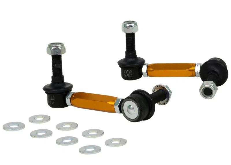 Whiteline KLC180-115, Universal Sway Bar Link Assembly Heavy Duty Adjustable Steel Ball 115mm Size