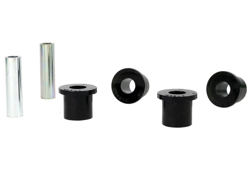 Whiteline W71647, 97-05 Nissan Frontier D22 2WD / 00-04 Xterra Rear Leaf Spring Eye & Shackle Bushing Kit