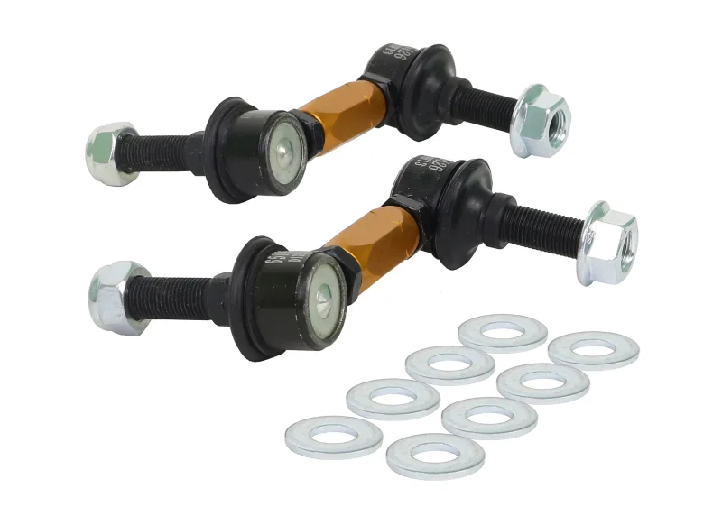 Whiteline KLC110, 03-09 Nissan 350Z / 03-07 Infiniti G35 (Excl. AWD) Fr Swaybar Link Assy HD Adj Steel Ball