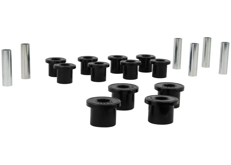 Whiteline W73820, 1987-1995 Jeep Wrangler Spring - Eye Front/Rear And Shackle Bushing