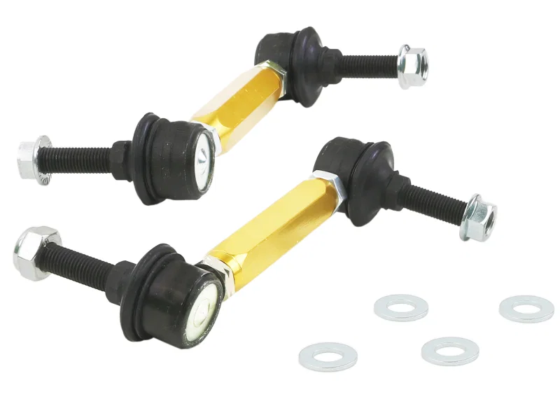 Whiteline KLC140-135, Universal Sway Bar End Link Kit - 130-155mm Heavy Duty Adjustable - 10mm Ball Studs for BMW
