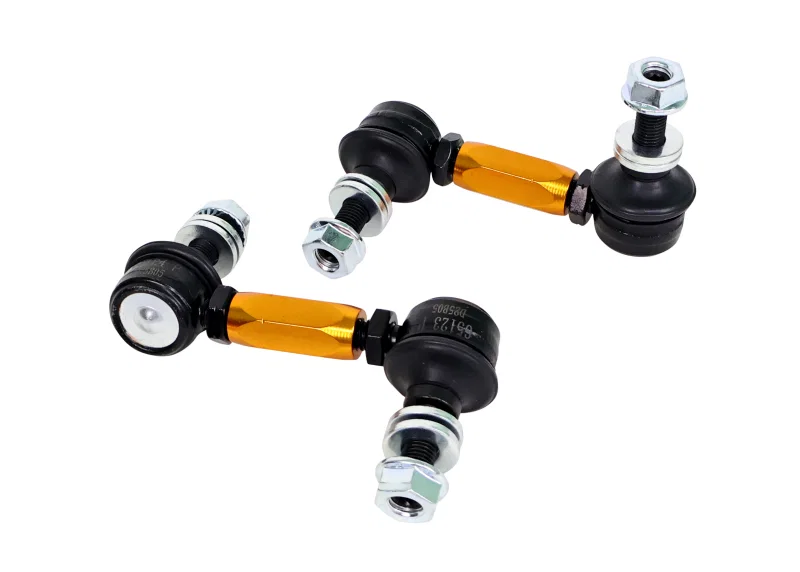 Whiteline KLC144, 05-09 Subaru Legacy GT Rear Sway Bar Link Kit - Adjustable Ball Link