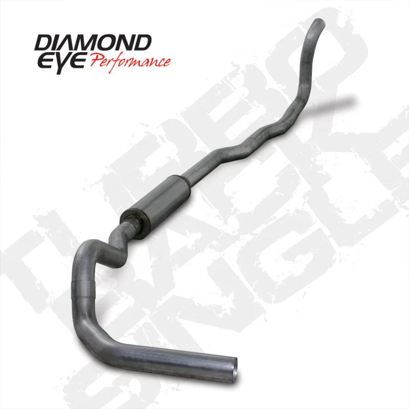 Diamond Eye Performance K4211S-HX40, KIT 4in Turbo Back Single SS DDG4X4 89-93 Dodge 5.9L Cummins 2500/3500