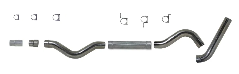 Diamond Eye Performance K5126S-RP, KIT 5in Catback MFLR RPLCMENT PIPE Single SS: 2006-2007.5 CHEVY 6.6L 2500/3500