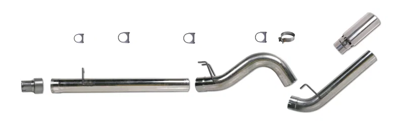 Diamond Eye Performance K5364A, KIT 5in DPF-BACK SGL AL 08 6 4L F250-F350 PCKGD BX46X14X14OD EL-PL 44inX13 5inX13 5inID for Ford
