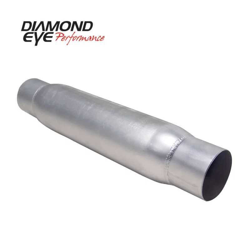 Diamond Eye Performance 400405, RESONATOR 4in W/ ENDS (CLAMPED) AL