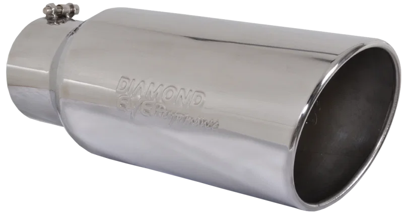 Diamond Eye Performance 4718BRA-DE, TIP 4in-7inX18in BOLT-ON ROLLED ANGLE 15-DEGREE ANGLE CUT: EMBOSSED DIAMOND EYE