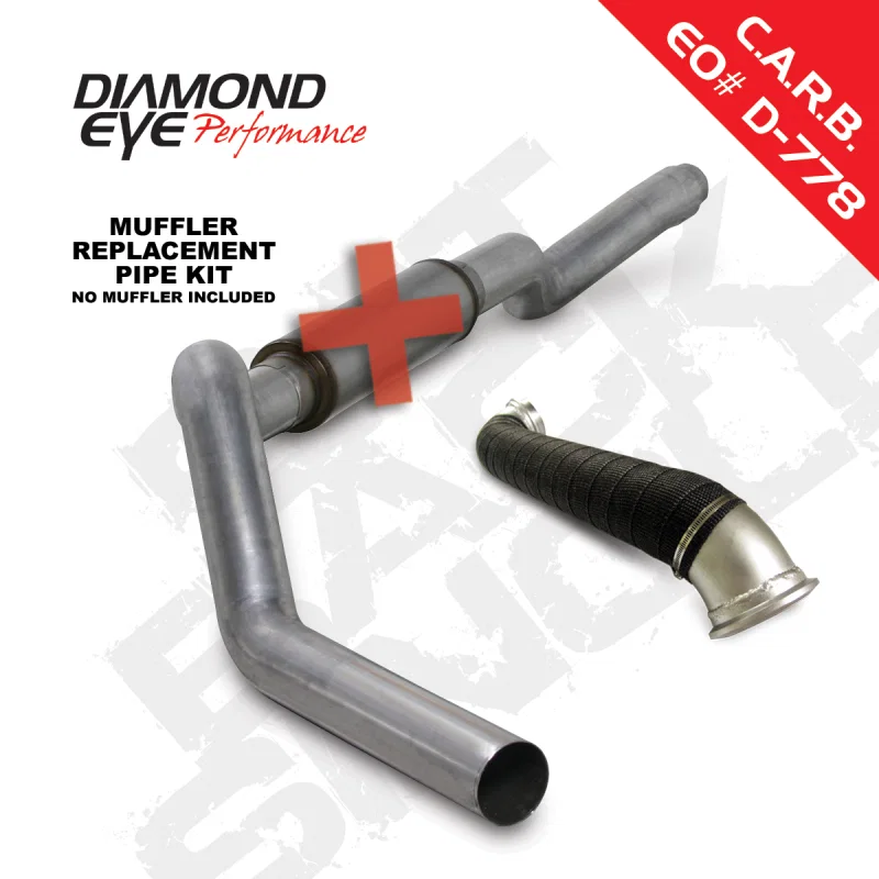 Diamond Eye Performance K5123A-RP, KIT 5in Catback MRP Single w/ TDP AL 06-07 Chevy/GMC 6.6L Duramax 2500/3500
