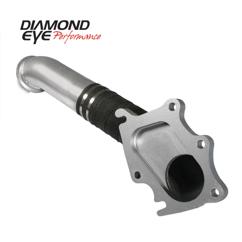 Diamond Eye Performance 321055, TURBO-DIRECT 3in AL CHEVY LB7 DURAMAX 01-04 5 BTWN TURBO & F PIPE TRANS DIPSTICK MOD REQ