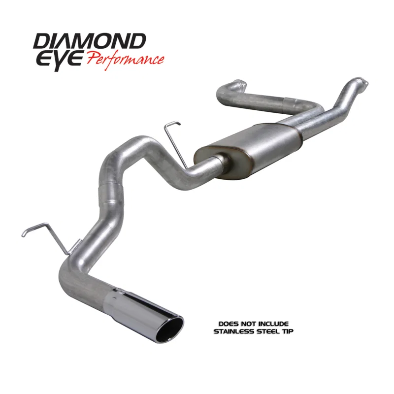 Diamond Eye Performance K3520A, KIT 3-1/2in Catback Single GAS AL NISSAN TITAN 5.6L 07-10