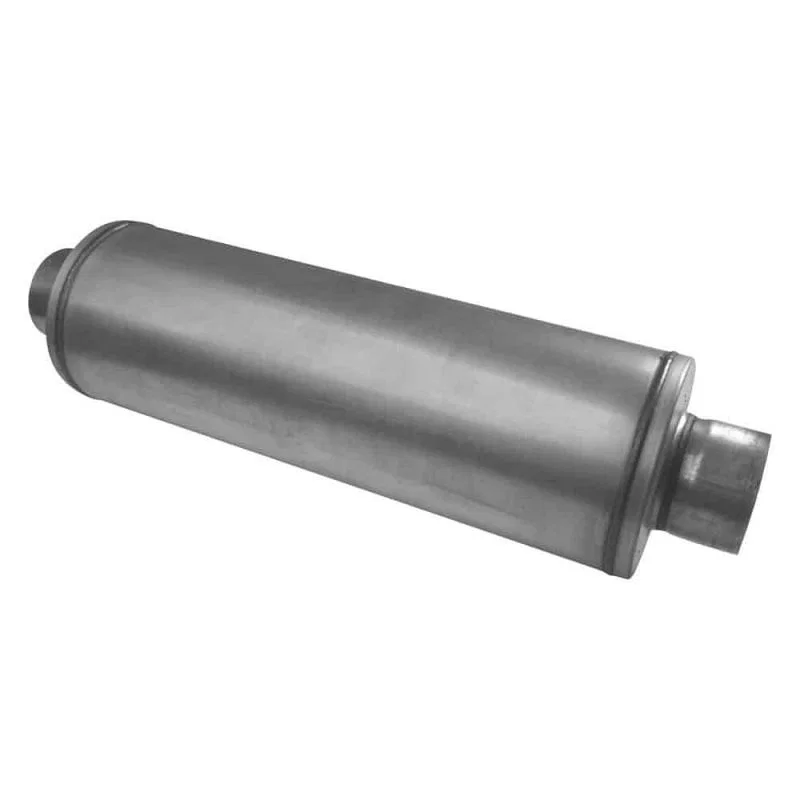 Diamond Eye Performance 460017, Muffler 4in SGL IN/4in DUAL OUT Y 31in OVERALL LENGTH LOUVERED AL
