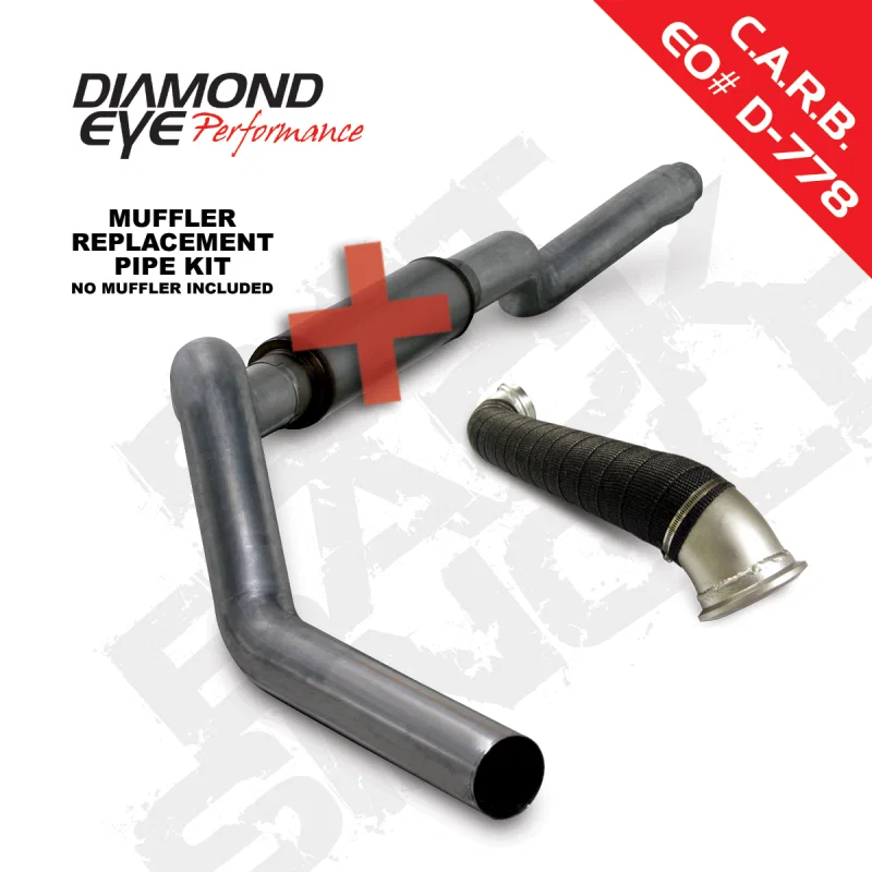 Diamond Eye Performance K5123S-RP, KIT 5in Catback MRP Single w/ TDP SS 06-07 Chevy/GMC 6.6L Duramax 2500/3500