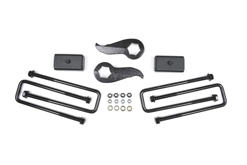 Zone Offroad ZONC1244, 11-15 Chevy 2500/3500 HD 2in Torsion Key Lift Kit w/o Overload