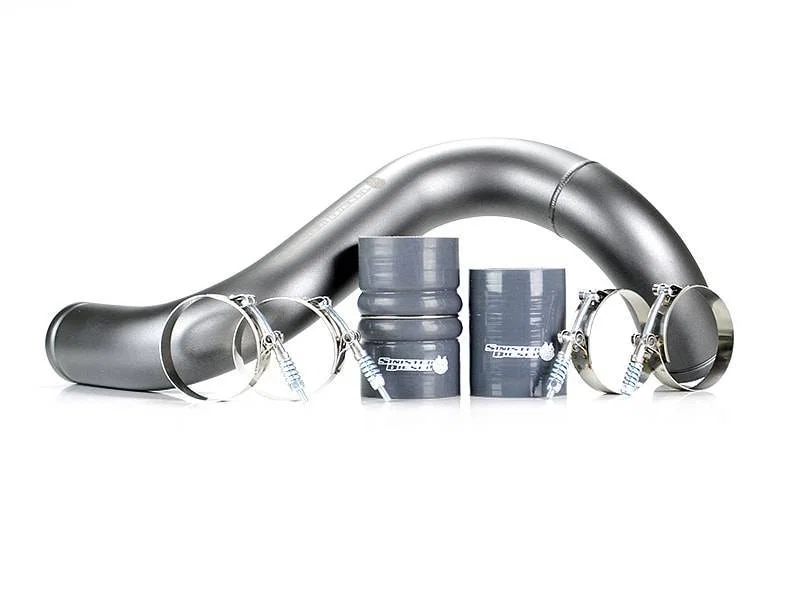Sinister Diesel SDG-INTRPIPE-6.0-COLD, 03-07 Ford 6.0L Powerstroke Cold Side Charge Pipe (Gray)